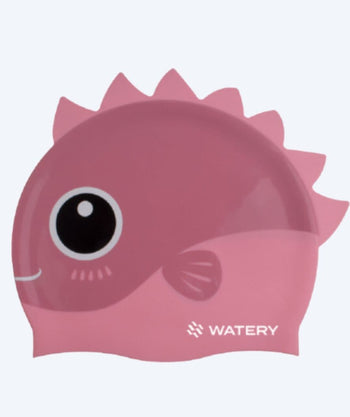 Watery badmössa för barn - Fishi - Rosa Shark