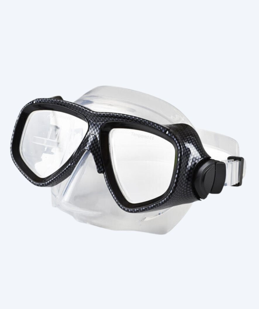 Primotec cyklop med styrka - M80 (+1.0 – -8.0) - Svart
