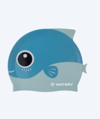 Watery Badmössa Barn - Fishi - Blue Fish
