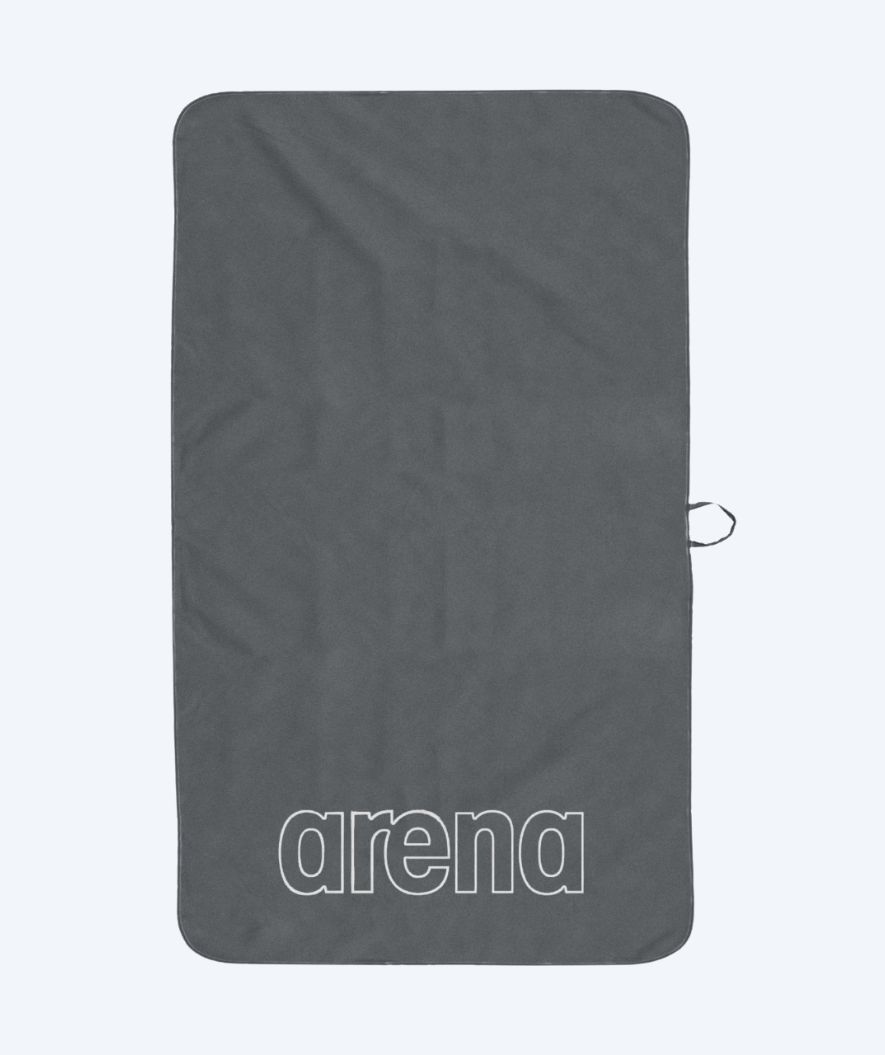 Arena microfiber handduk - Smart Plus Pool - Grå/vit