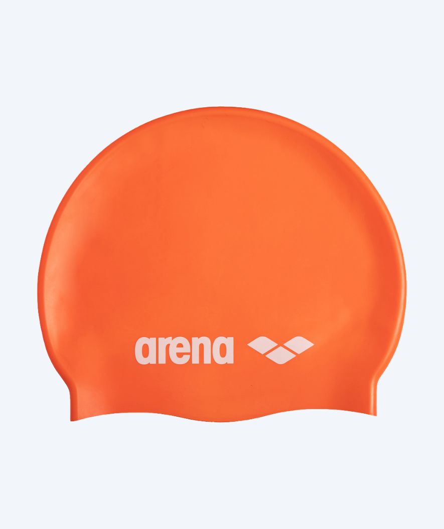 Arena badmössa silikon - Classic - Orange/vit