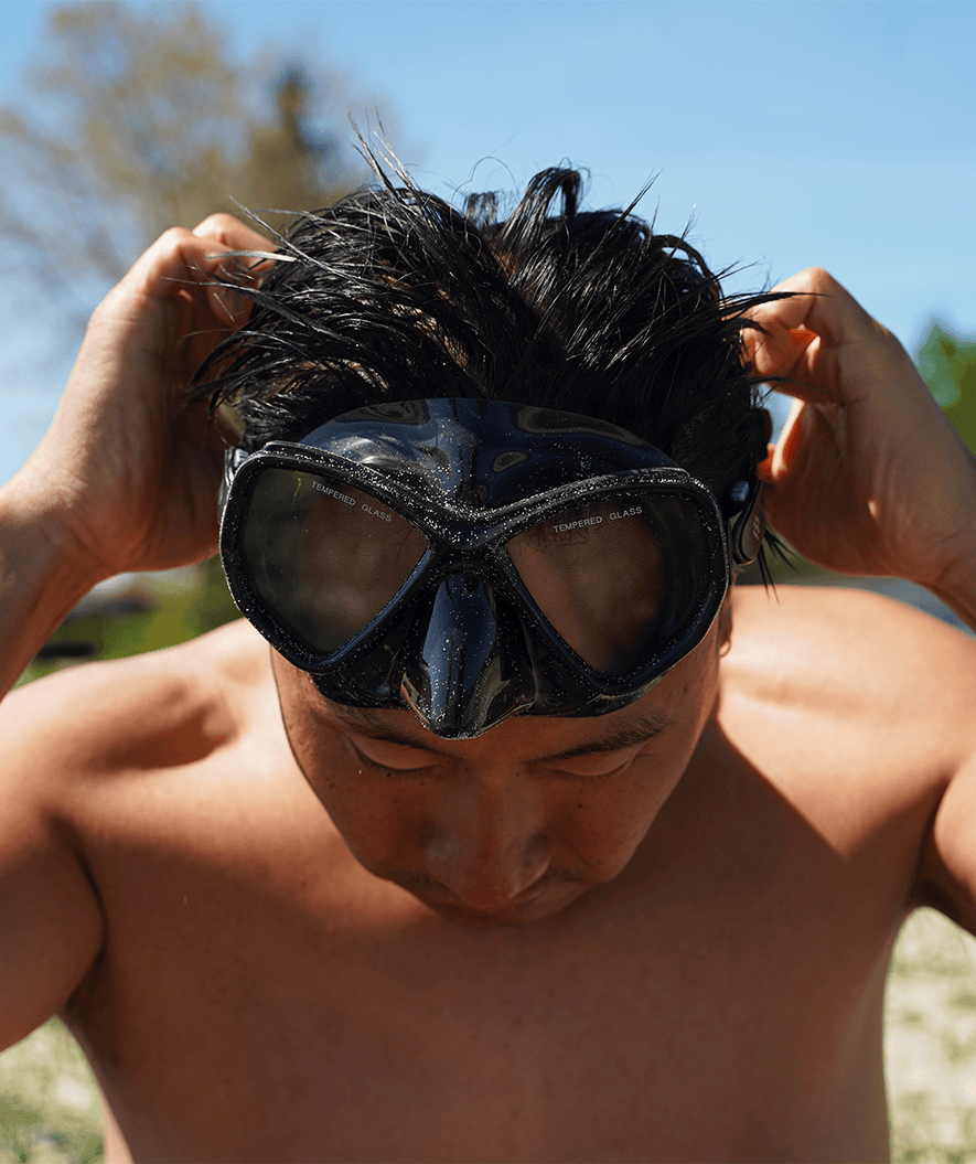 Watery snorkelset för vuxna (från 15 år) - Fenton/Breeve - Svart