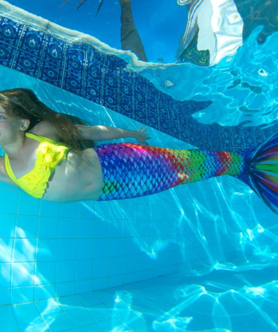 Fin Fun sjöjungfrufena för barn (set) - Rainbow Reef