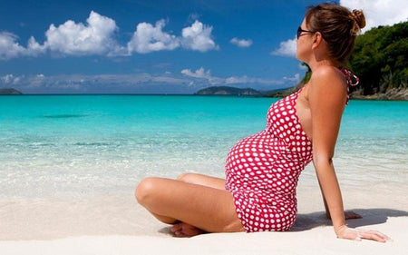 Baddräkt gravid