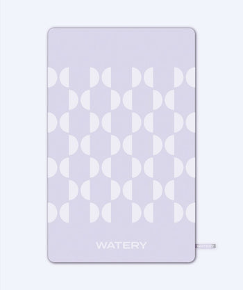 Watery microfiber handduk (175 x 110 cm) - Rafferty - Dust Purple