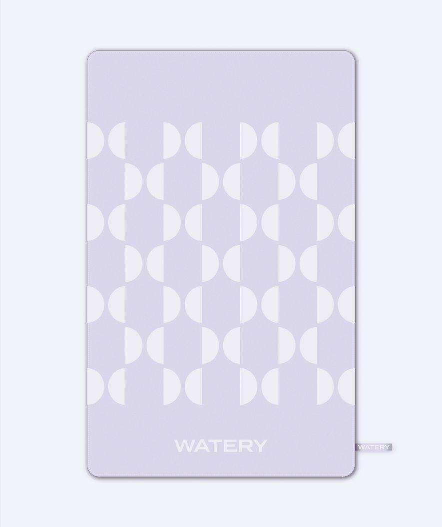 Watery microfiber handduk (175 x 110 cm) - Rafferty - Dust Purple