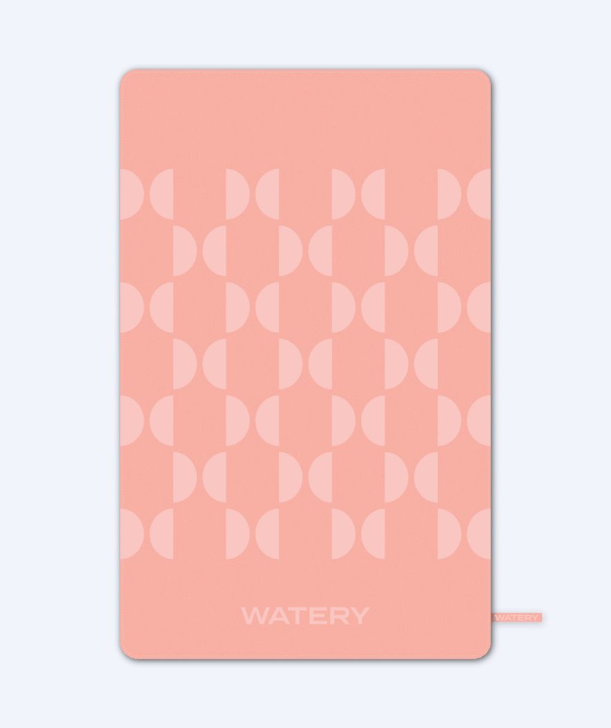 Watery microfiber handduk (175 x 110 cm) - Rafferty - Blurish Pink