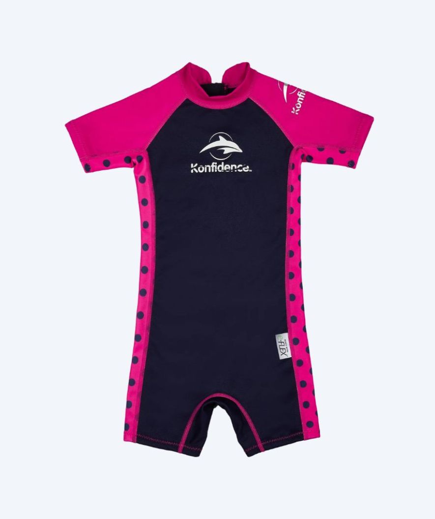 Konfidence våtdräkt för barn - Warma - Lila/rosa