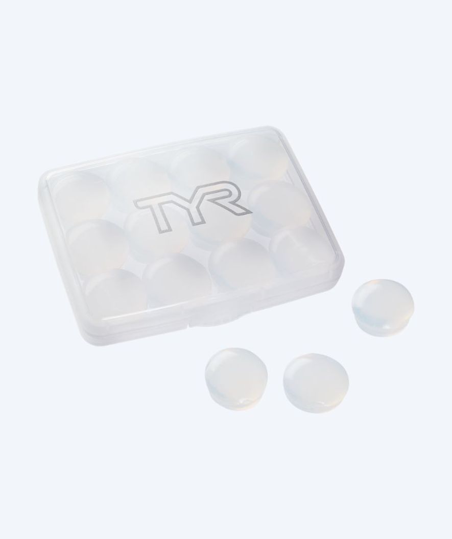 TYR öronproppar - Soft Moldable 12 st. - Klar