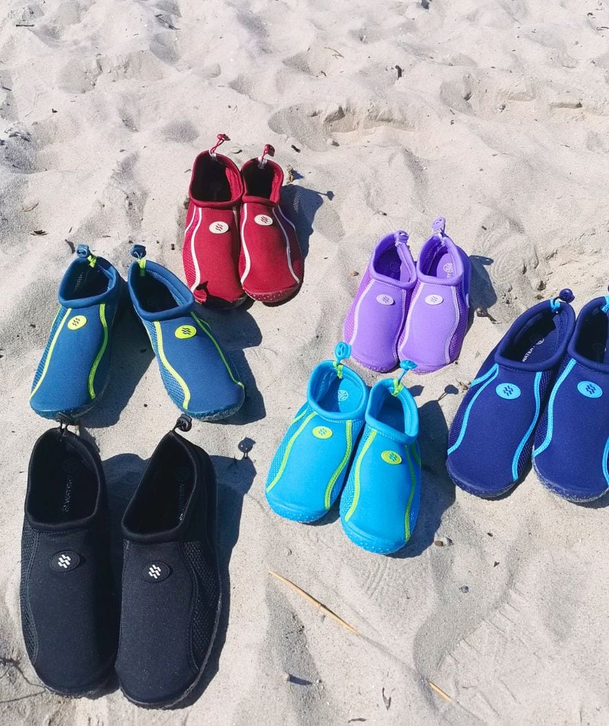 Watery badskor för barn - Spinner - Röd