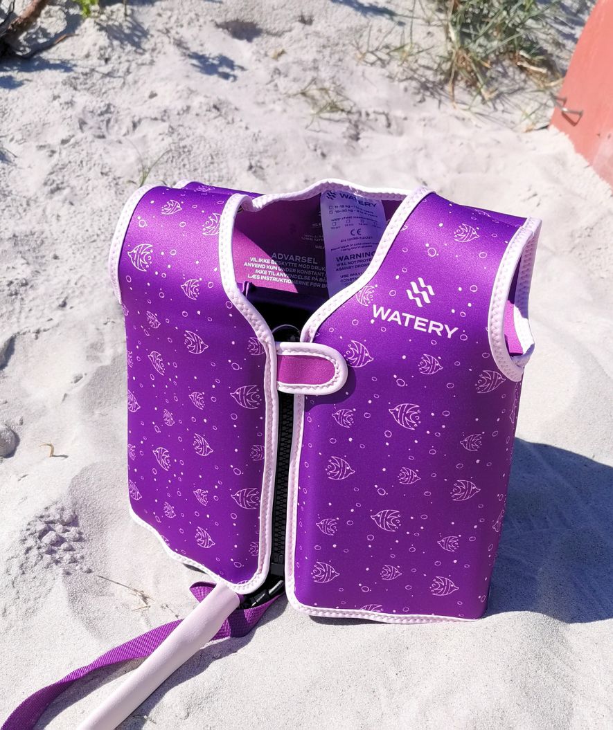 Watery simväst för barn (1-6) - Splashy - Lila