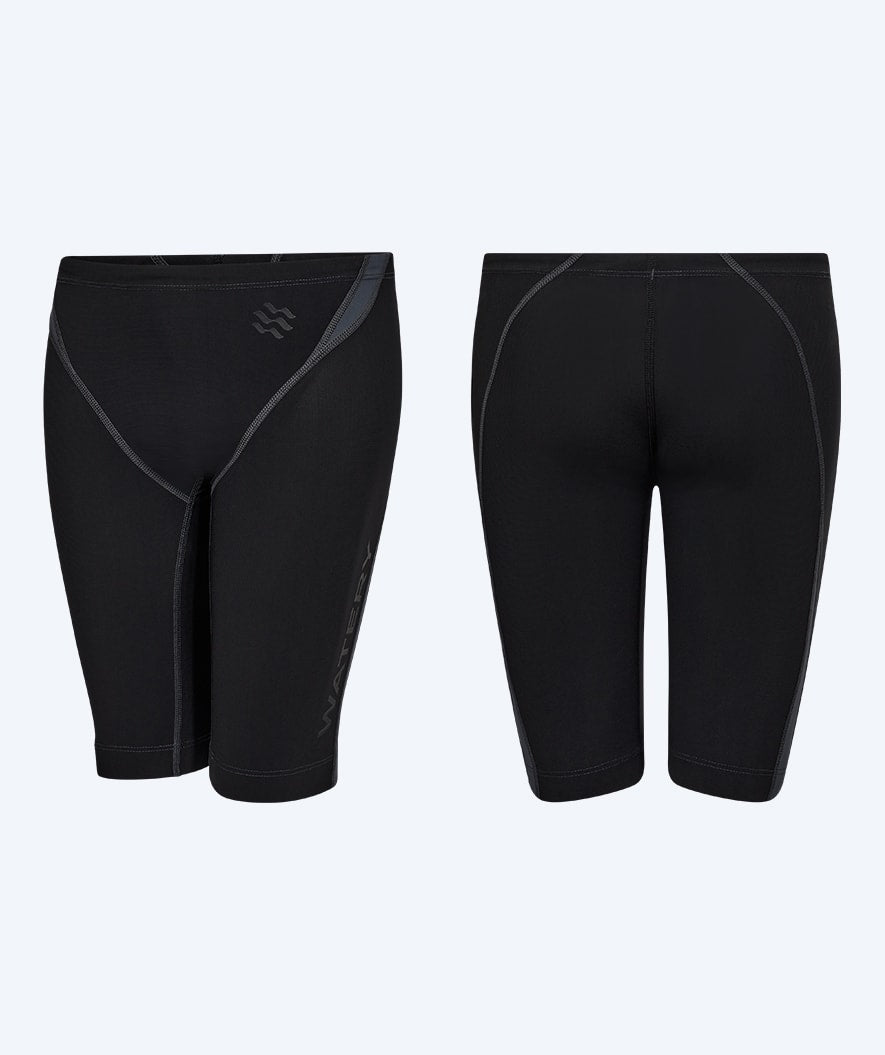 Watery tävlingsbadbyxor för pojkar - Rapidskin 2.0 - Svart