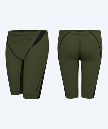 Watery tävlingsbadbyxor för pojkar - Rapidskin 2.0 - Grön