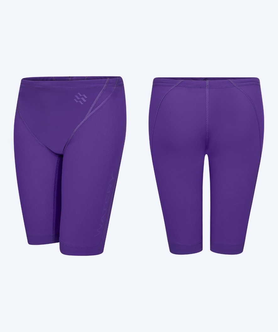 Watery tävlingsbadbyxor för pojkar - Rapidskin 2.0 - Lila