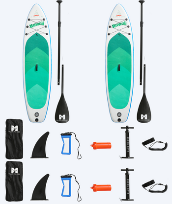 Paket SUP rea: 2x Watery uppblåsbar SUP - Global 10'6 - Limited