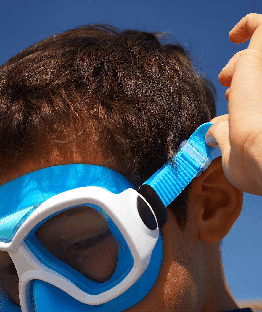 Watery cyklop för junior (8-15) - Misu - Blå/vit