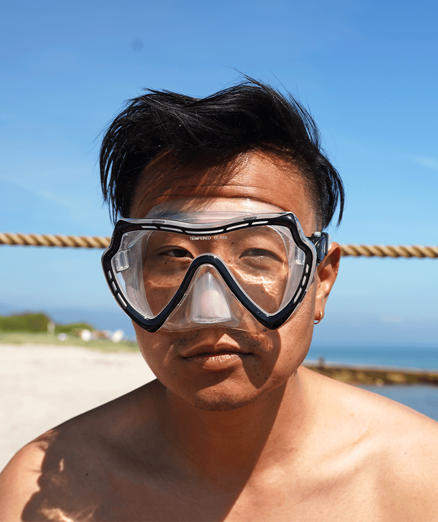 Watery cyklop för vuxna - Nebula - Svart