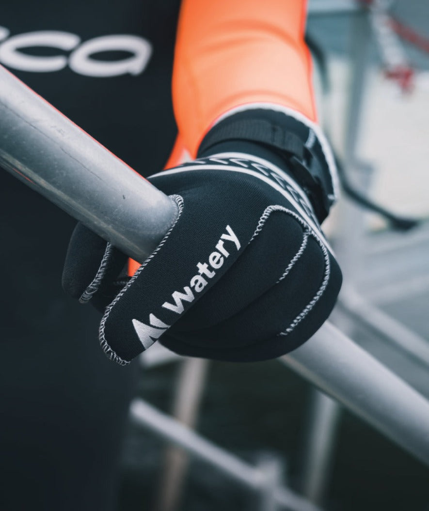 Watery neoprenset - Thermal Reptile (3 mm) - Svart/silver