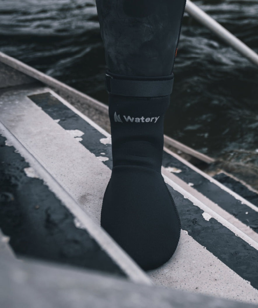 Watery neoprenset - Thermal Reptile (3 mm) - Svart/silver