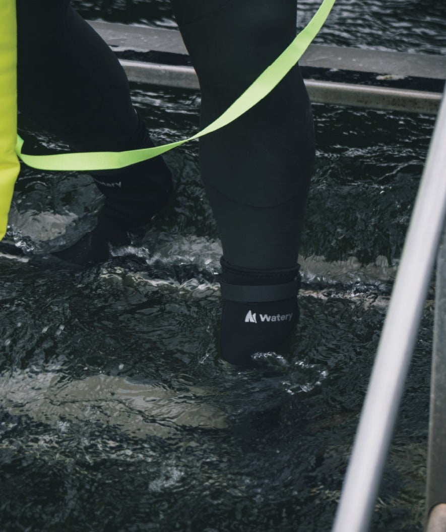 Watery neoprenset - Thermal Reptile (3 mm) - Svart/silver