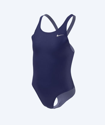 Nike baddräkt för flickor - Hydrastrong Fastback - Mörkblå