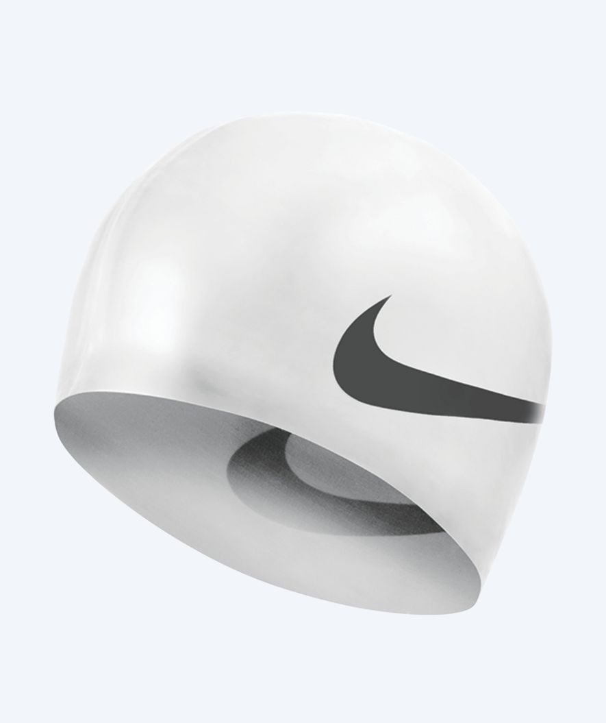 Nike badmössa - Big Swoosh - Vit/svart
