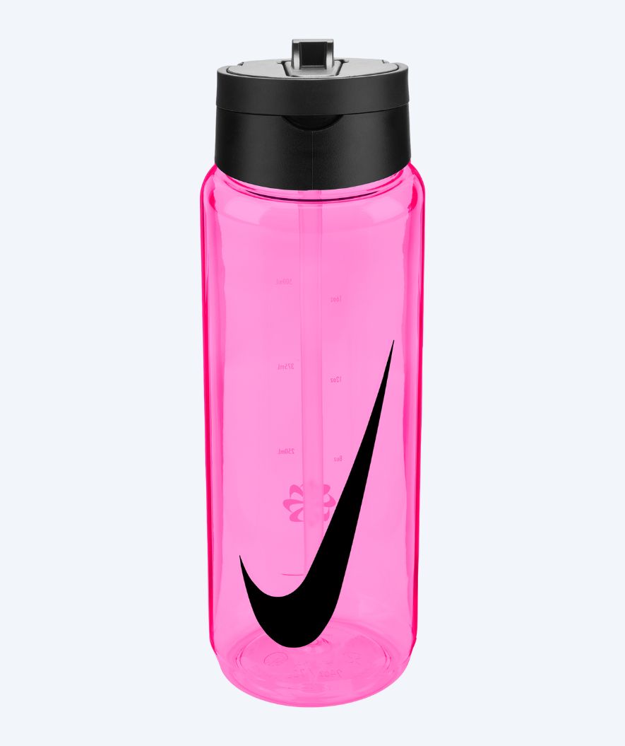 Nike vattenflaska - Renew Recharge Straw - Rosa/svart
