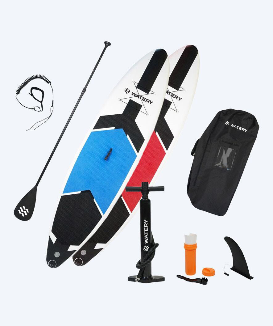 Paket SUP rea: 2x Watery uppblåsbar SUP - Global 10'6
