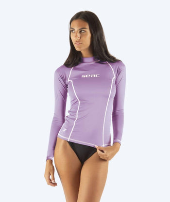 SEAC UV-tröja för dam - T-Sun Long - Lila/vit
