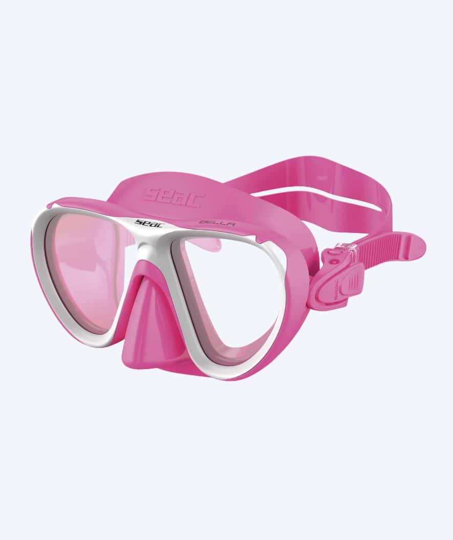 SEAC cyklop för barn (4-8) - Bella - Rosa/vit