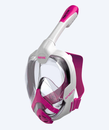 SEAC full face cyklop för vuxna - Magica S/M - Rosa/vit