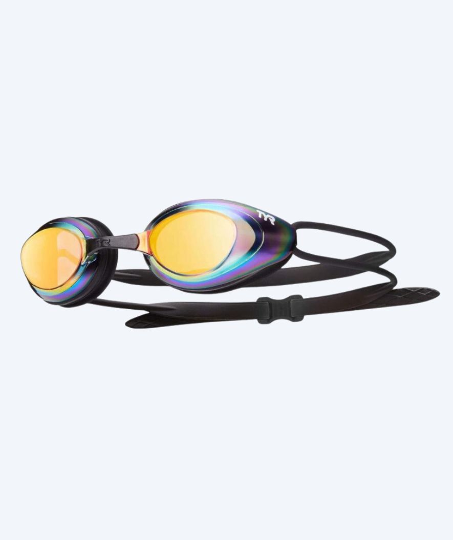 TYR motionssimglasögon - Blackhawk Racing Mirrored - Svart/guld