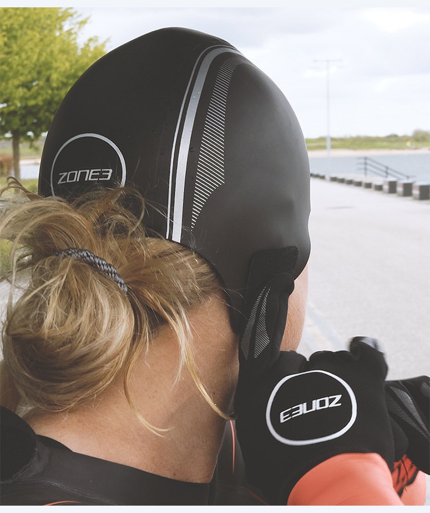 ZONE3 neoprenhuva - 2023 (4 mm) - Svart/silver