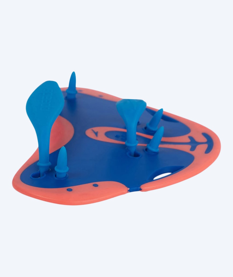 Speedo handpaddlar - Biofuse - Blå/orange