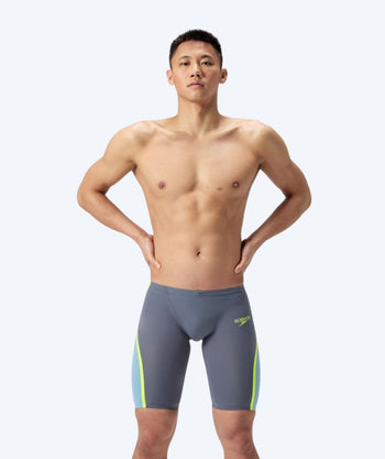 Speedo tävlingsbadbyxor för herr - LZR Pure Intent 2.0 - Grå/Gul