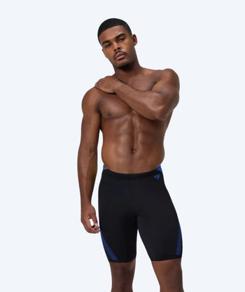 Speedo långa badbyxor för herr - Hyperboom Splice - Svart/mørkblå