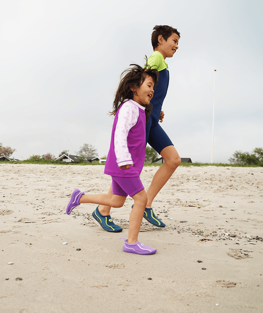 Watery badskor för barn - Spinner - Röd