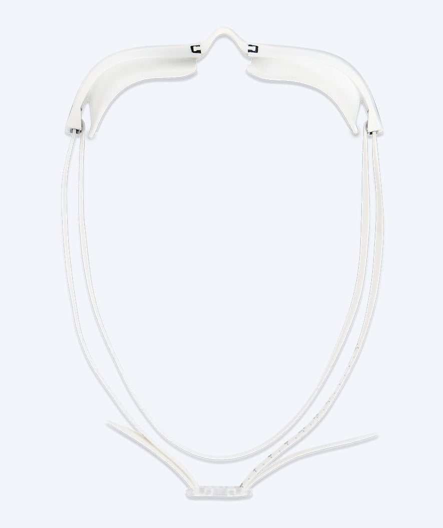 Watery simglasögon tävling - Storm Racer Mirror - Vit/guld