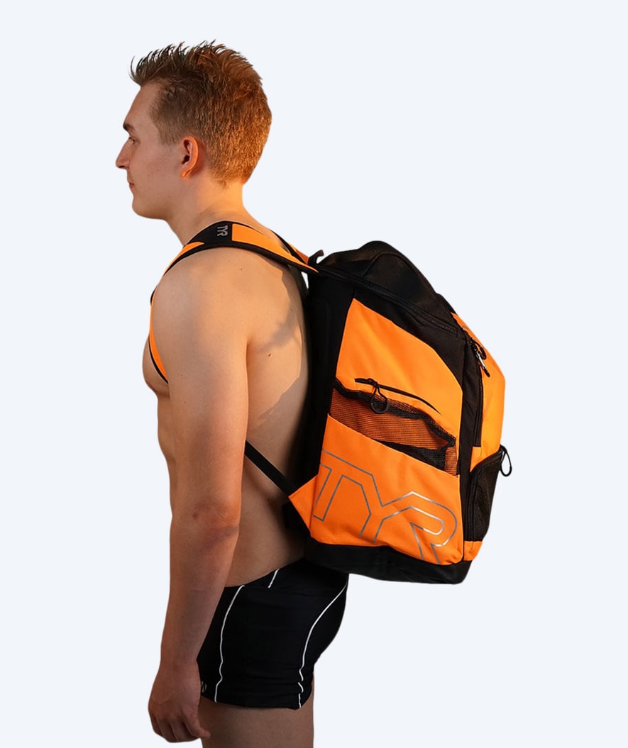 TYR simväska - Alliance Team 45L - Marinblå/vit