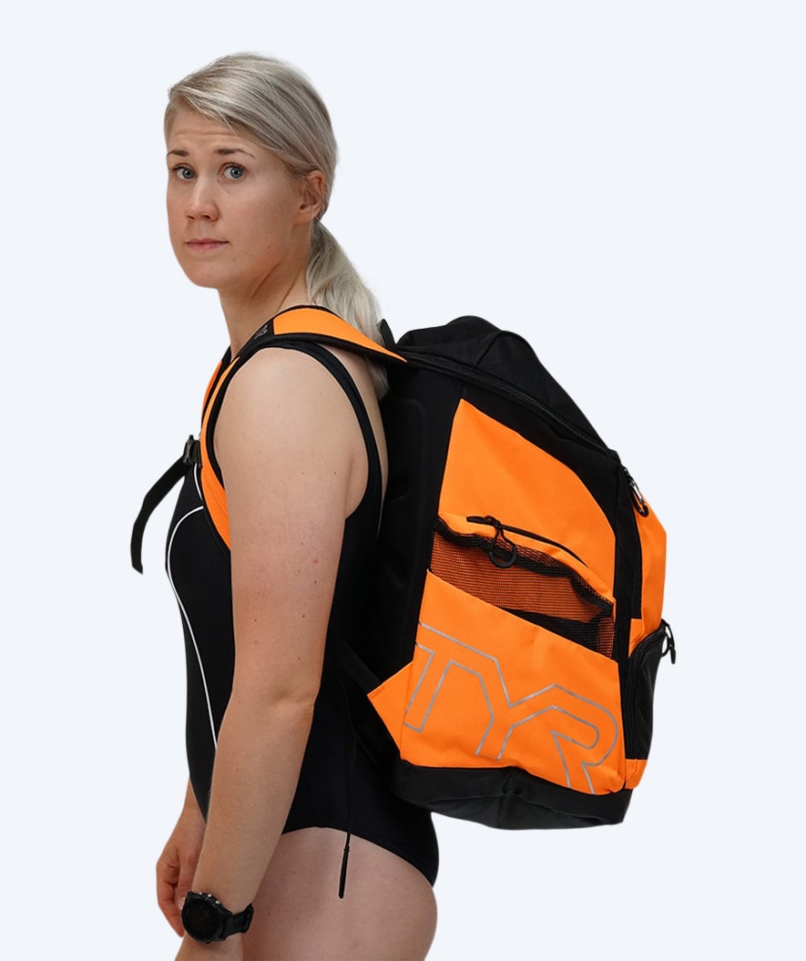 TYR simväska - Alliance Team 45L - Marinblå/vit