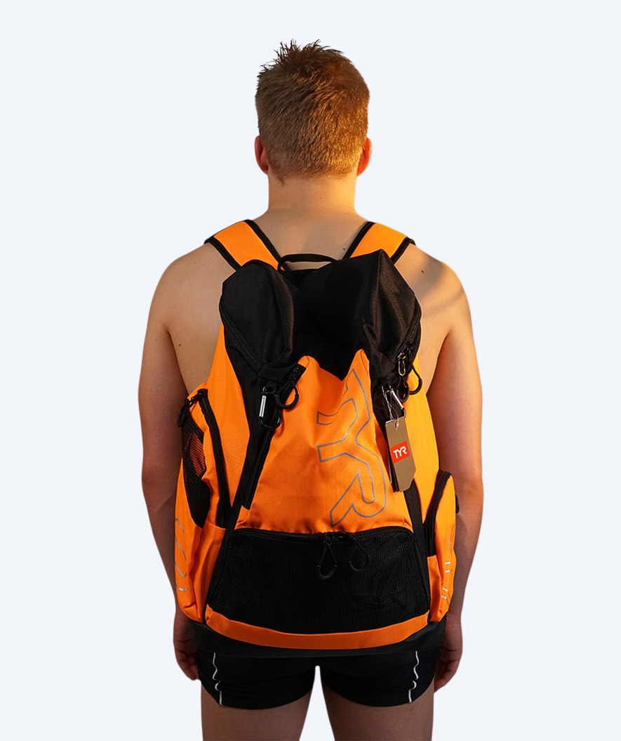 TYR simväska - Alliance Team 45L - Marinblå/vit