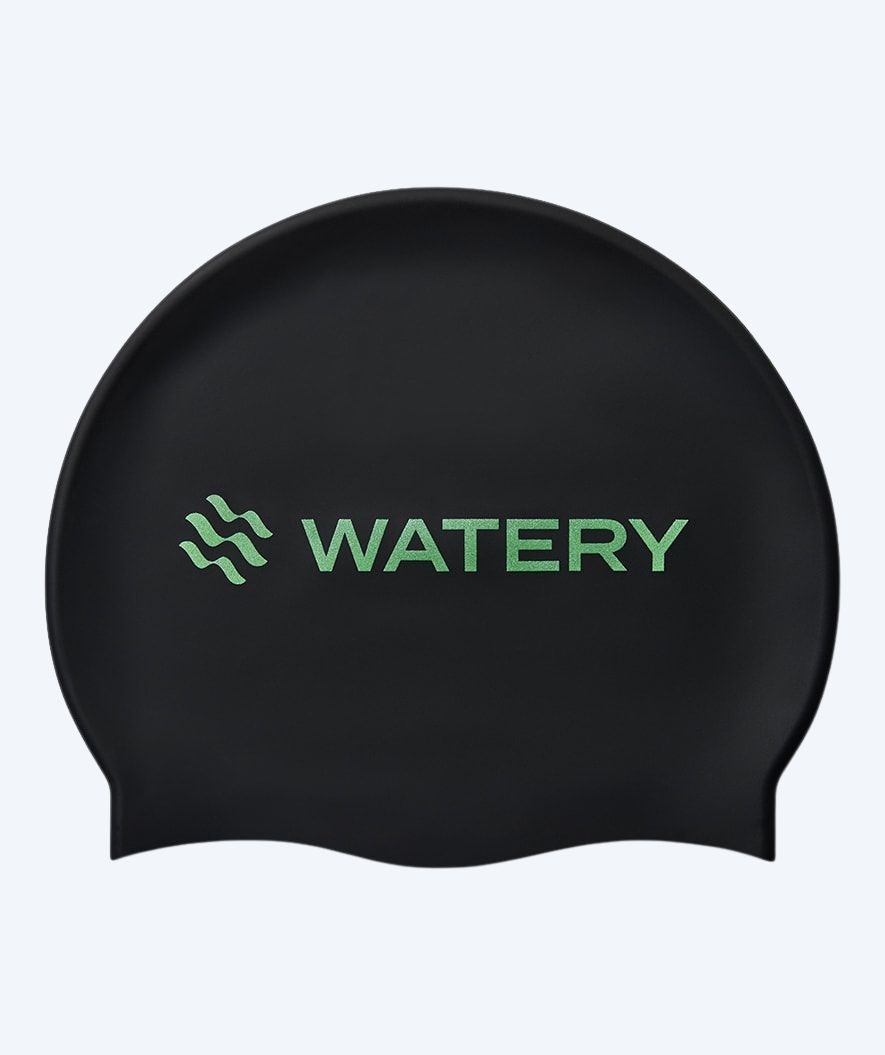 Watery badmössa - Signature Metallic - Svart/grön