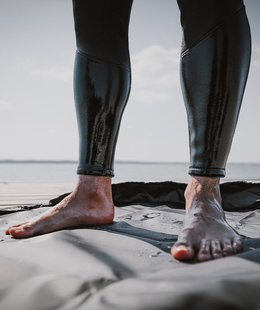 Watery ombytesmatta - Oxford - Svart