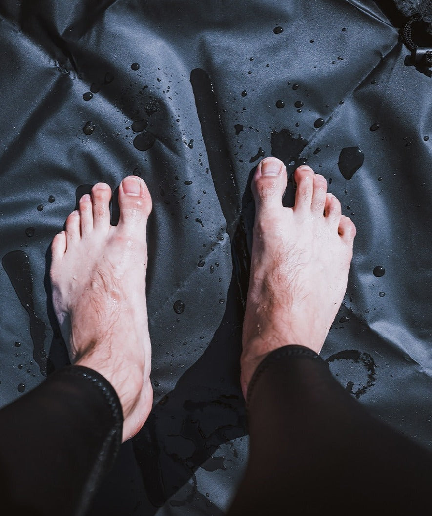 Watery ombytesmatta - Oxford - Svart