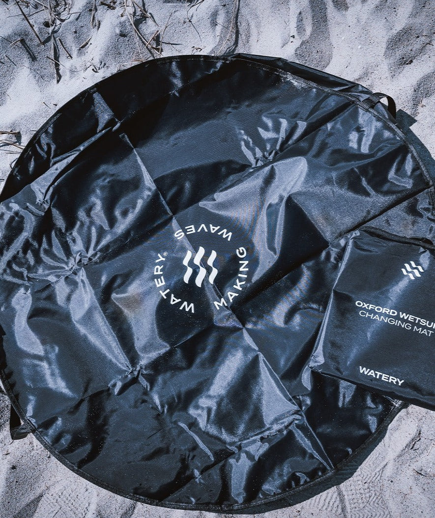 Watery ombytesmatta - Oxford - Svart