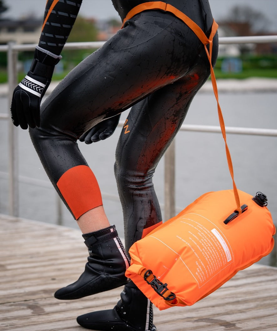 Watery simboj - Swim Buoy & Dry Bag 28L - Orange