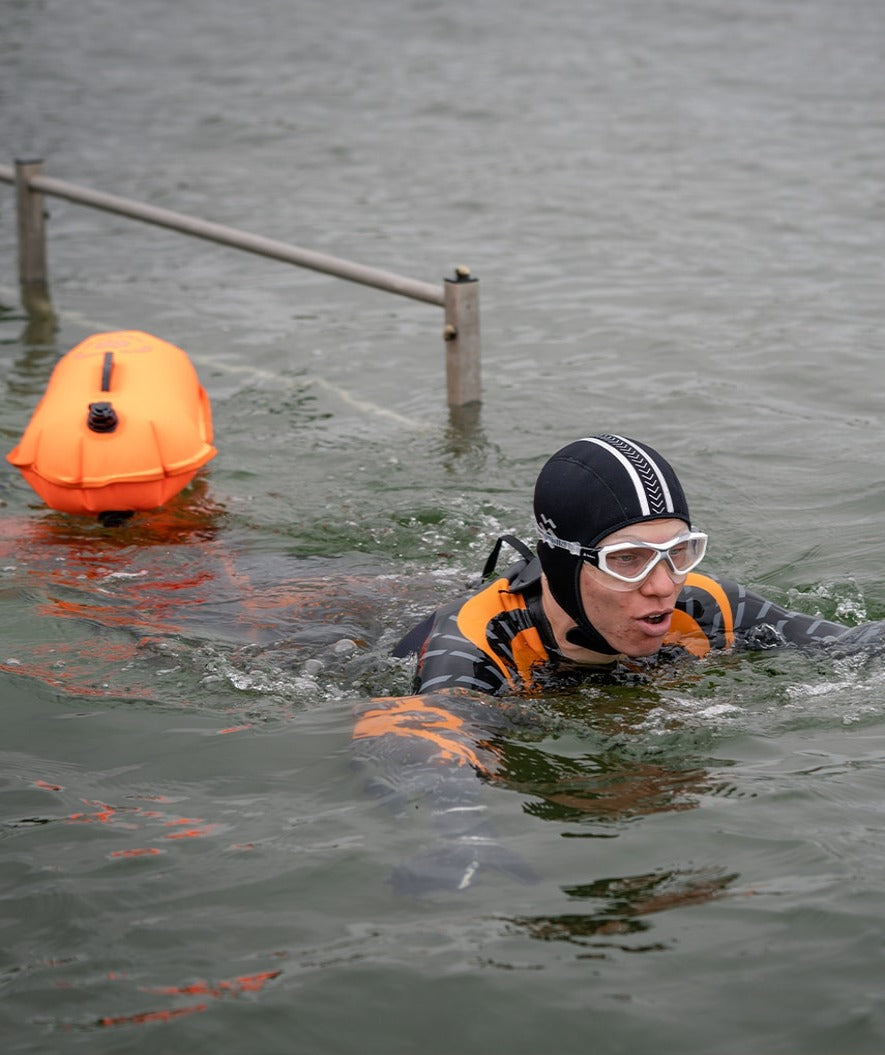 Watery simboj - Swim Buoy & Dry Bag 28L - Orange