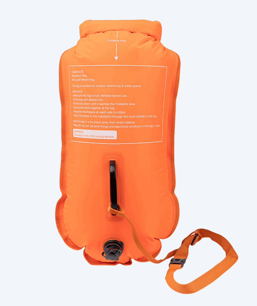 Watery simboj - Swim Buoy & Dry Bag 28L - Orange