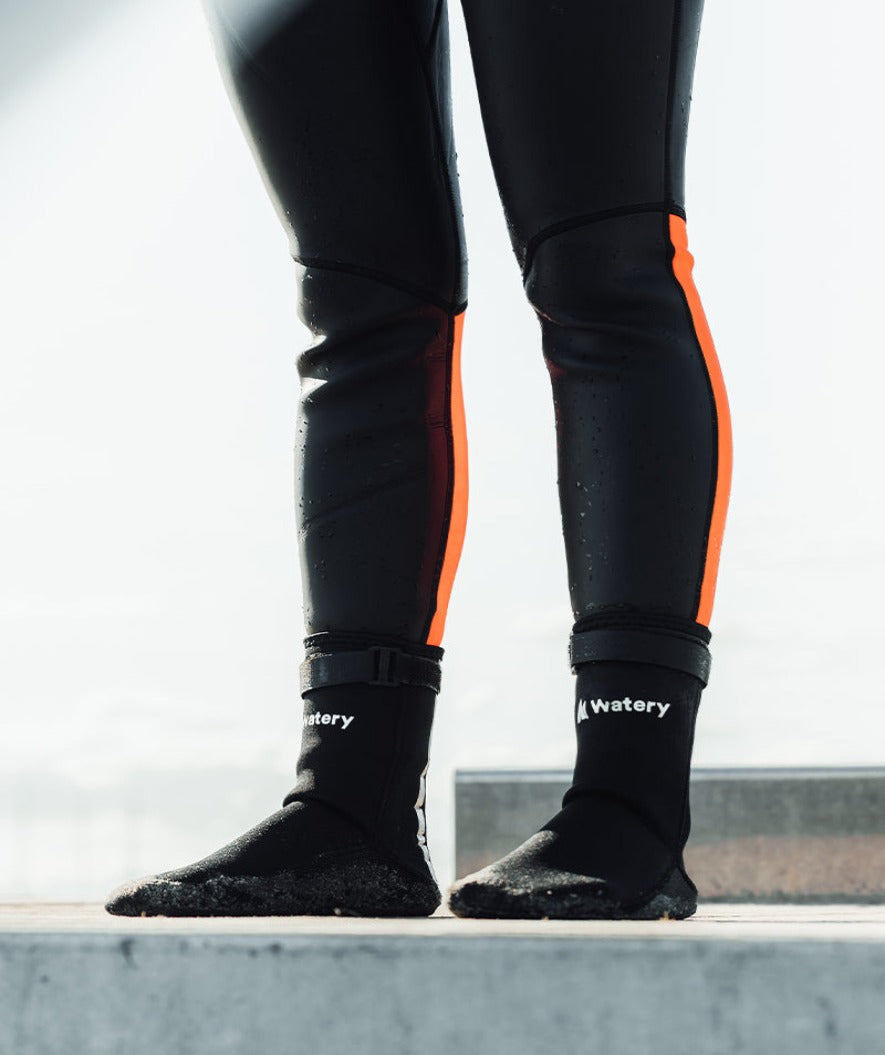 Watery neoprenset - Thermal Reptile (3 mm) - Svart/silver