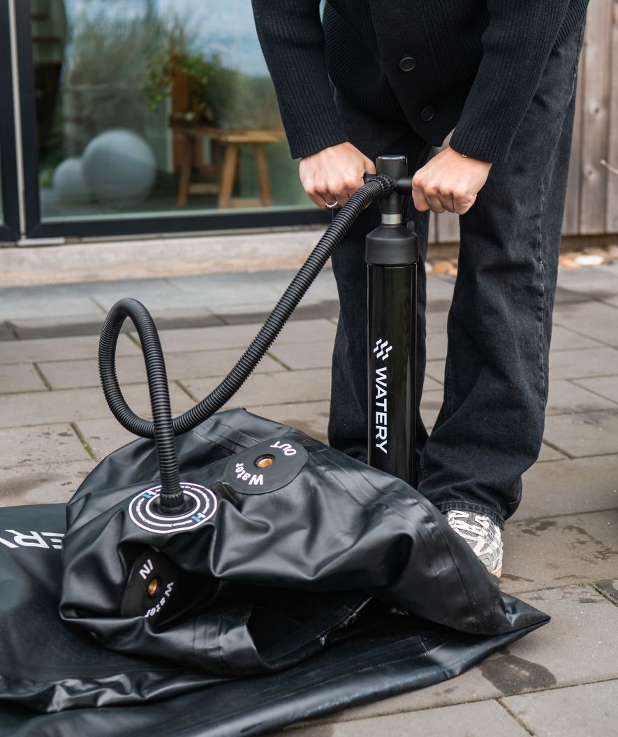 Watery uppblåsbart isbad - Ace - Svart